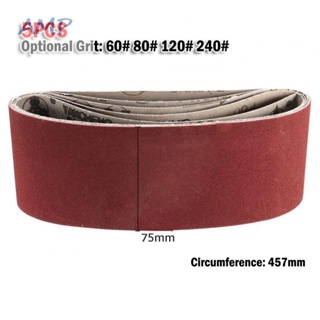⚡NEW 8⚡Sanding Belts 60#/80#/120#/240# Aluminum Oxide Anti-static Durable Sanding Disc