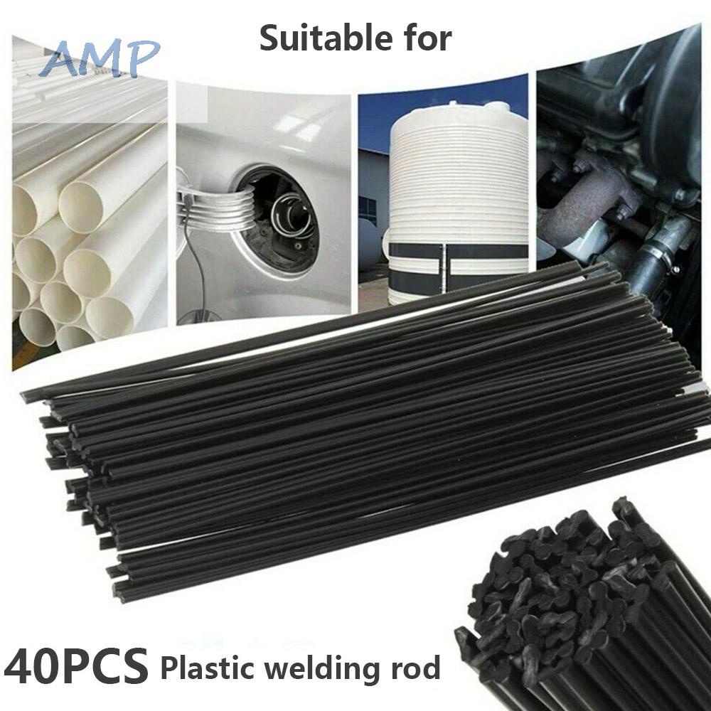 new-8-black-pp-welding-rods-plastic-repair-rods-tool-welder-welding-40pcs-black-pp