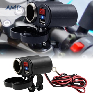 ⚡NEW 8⚡Autocycle Charger Adapter W/ Bracket Waterproof Accessories Outlet Socket