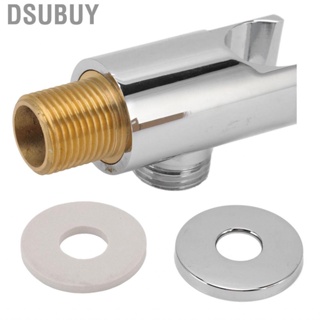 Dsubuy G1/2 All Copper Round Handheld Shower Head Holder Easy Installation