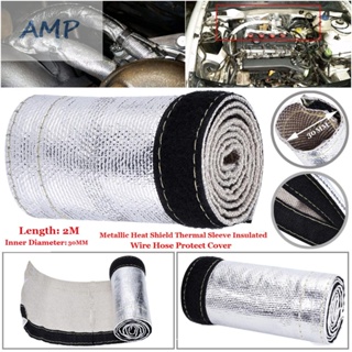 ⚡NEW 8⚡Hot Sale Hose Wrap Loom Protect 2m Fire Sleeve Aluminized Heat Shield Sleeve