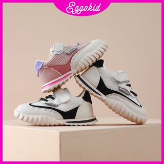 Eggokids store รองเท้าผ้าใบ พื้นนิ่ม ระบายอากาศ น้ําหนักเบา ป้องกันการลื่นไถล สําหรับเด็กผู้ชาย และเด็กผู้หญิง 1-6 ปี