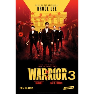 DVD Warrior Season 3 (2023) วอร์ริเออร์ ปี 3 (10 ตอน) (เสียง อังกฤษ | ซับ ไทย/อังกฤษ) DVD