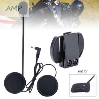 ⚡NEW 8⚡Helmet Headset 3.5mm Jack Plug Accessories Black For BT Motorbike Motorcycle