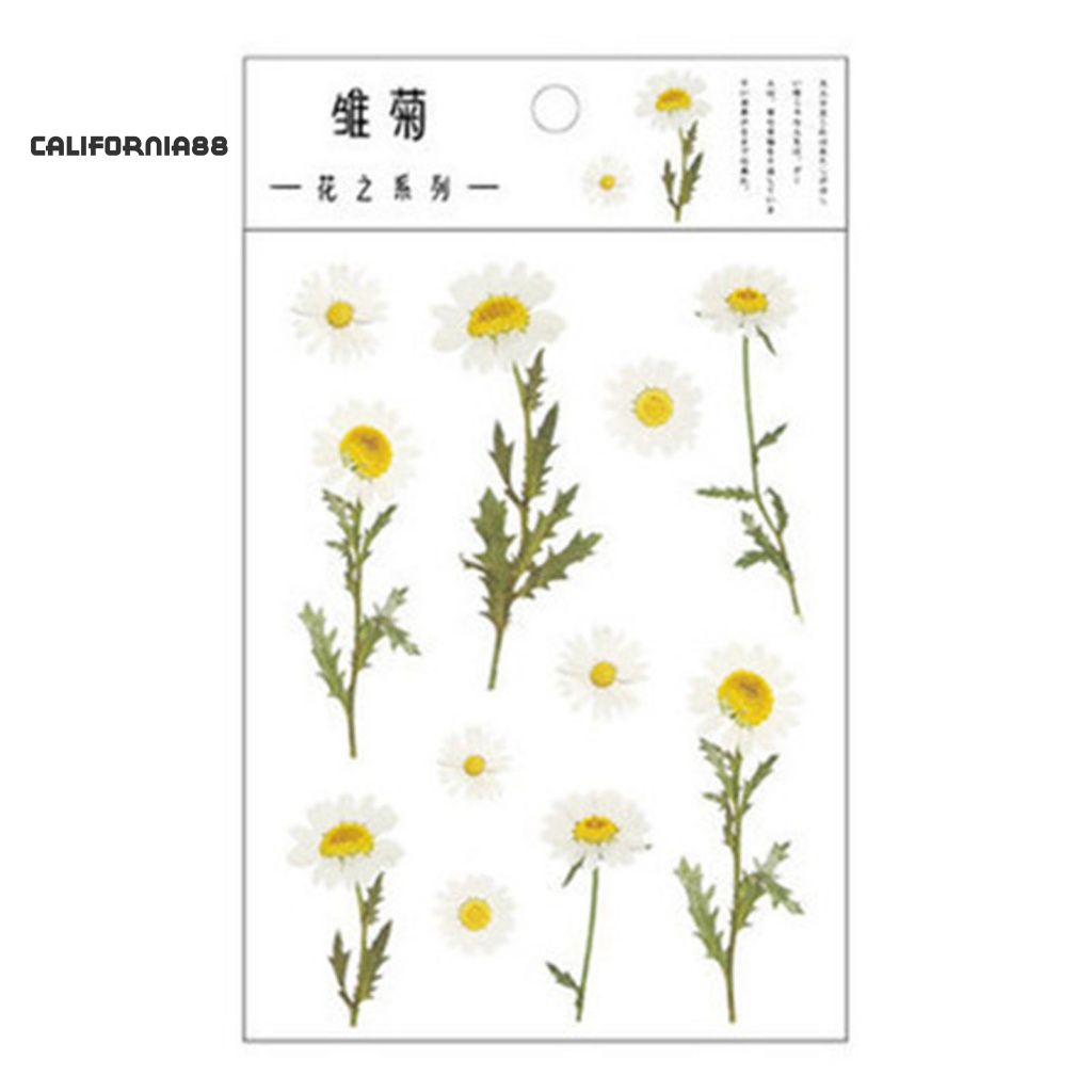 cf-สติกเกอร์-ลายดอกไม้ธรรมชาติ-กันน้ํา-ใช้กันอย่างแพร่หลาย-สําหรับติดตกแต่งสมุด-อัลบั้ม-2-ชิ้น