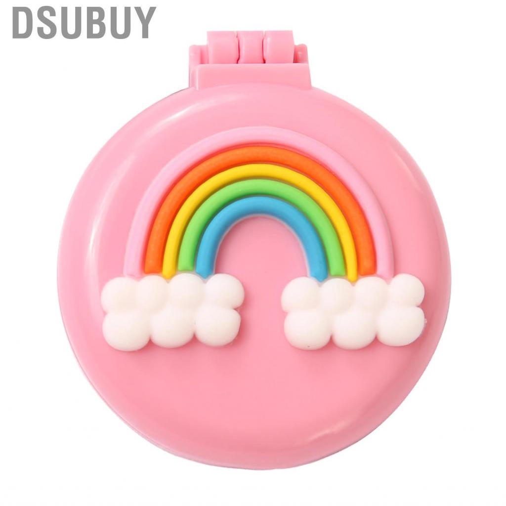 dsubuy-portable-makeup-mirror-with-folding-cushion-comb-cute-cartoon-small-hair-brush-for-travel-trip