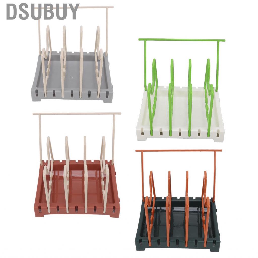 dsubuy-pot-lid-holder-durable-pp-space-saving-stable-nonslip-base-wide-application-cutting-board-organizer-rack