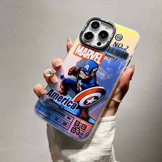 case for iPhone 11 cartoon Marvel cases iPhone 13 กันกระแทก เคส compatible for iPhone 14 13 12 11 Pro max xr xsmax 6 7 8 plus se2020 se2023 Captain America เคส 11 ล่าสุด เคสไอโฟน11 แบบสี่เหลี่ยม เคสไอโฟน7พลัส 8plus case