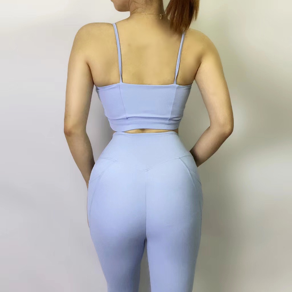 new-product-in-stock-womens-yoga-vest-with-chest-pad-sports-underwear-fitness-bra-naked-feeling-sports-yoga-three-part-pants-set-quality-assurance-klow