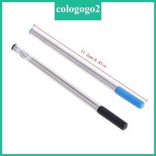 Cologogo2 Jinhao ตลับหมึกเติมปากกาลูกลื่น 0 5 มม. 0 7 มม. สีดํา สีฟ้า