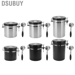 Dsubuy Coffee  Storage Stainless Steel Airtight Container With 30ml Sp