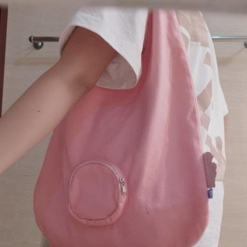 กระเป๋าสะพายไหล่-ผ้าแคนวาส-ขนาดใหญ่-จุของได้เยอะ-ลายการ์ตูนน่ารัก-แบบเรียบง่าย-สไตล์เกาหลี-สําหรับนักเรียนหญิง