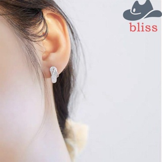 Bliss ต่างหูสตั๊ด ทรงเรขาคณิต วินเทจ ของขวัญ รองเท้าคริสตัล สําหรับผู้หญิง เครื่องประดับแฟชั่น