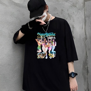 เสื้อยืดคุณภาพดี  【New】เสื้อยืดผ้าฝ้าย Newjeans | Kpop T-shirt