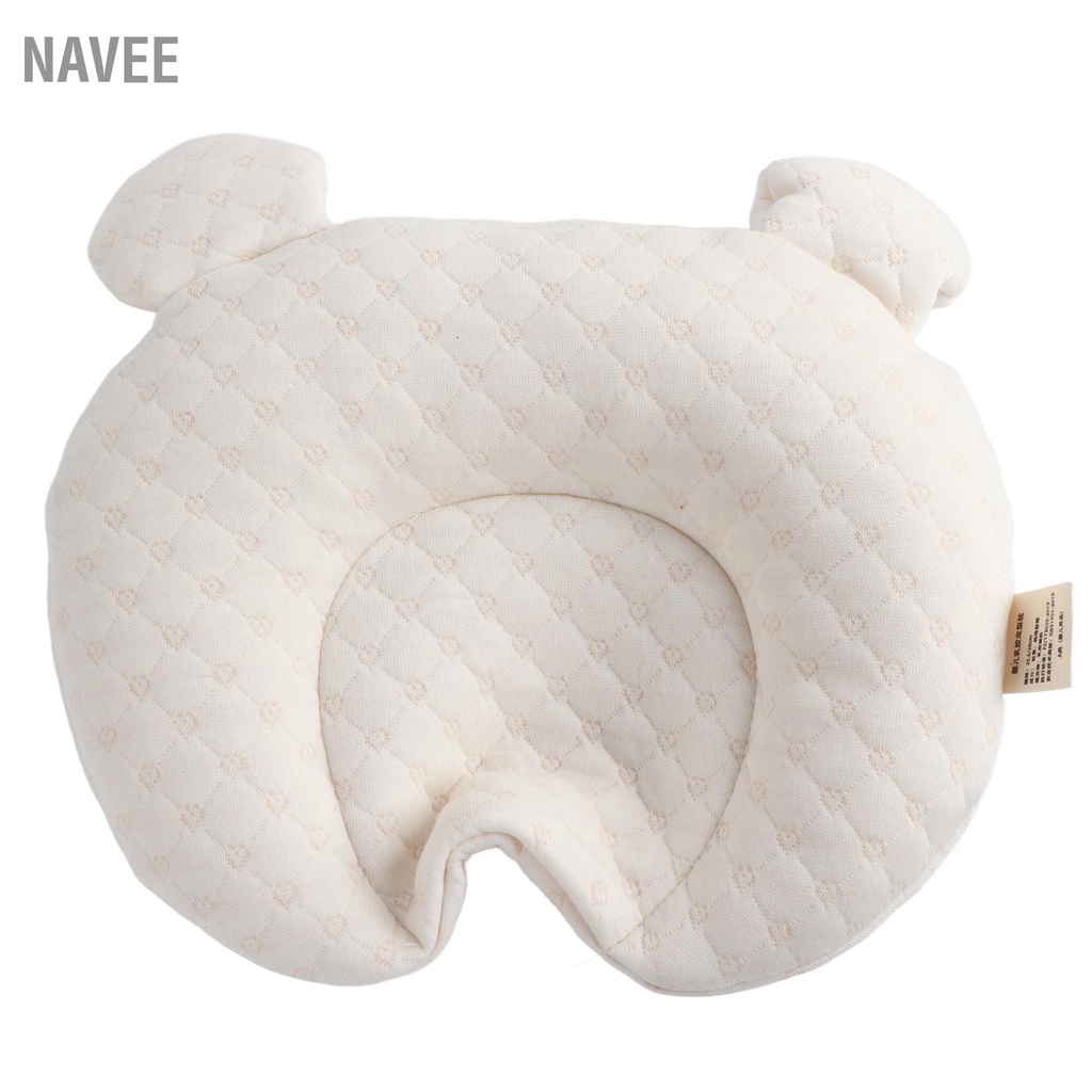 navee-หมอนรองศีรษะเด็ก-หมอนยางพาราสำหรับนอนเด็ก-พร้อมฝาครอบซักได้สำหรับทารก-0-ถึง-12-เดือน-สีขาว