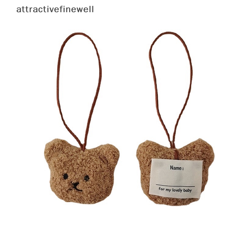 attractivefinewell-พวงกุญแจ-จี้ตุ๊กตาหมี-ปอมปอม-สําหรับห้อยกระเป๋า-1-ชิ้น