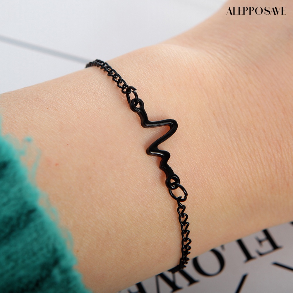 as-สร้อยข้อมือ-กําไลข้อมือ-โซ่-คลื่นเสียง-ไม่ซ้ําใคร-ผู้หญิง-คู่รัก-เครื่องประดับ-ของขวัญ