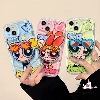 เคสโทรศัพท์มือถือ ลายการ์ตูนเด็กผู้หญิงน่ารัก พร้อมขาตั้ง สําหรับ Samsung A24 A54 A04E A10s A13 A34 A14 A12 A11 A32 A23 A50 A31 A50s A53 A03s A03 A04s A33 A52 A51 A30s A20s A30 A52s A02s A20