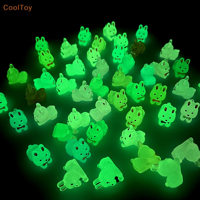 cooltoy-กระถางต้นไม้-กระต่าย-เรืองแสง-ขนาดเล็ก-เครื่องประดับ-สําหรับตกแต่ง-2-ชิ้น