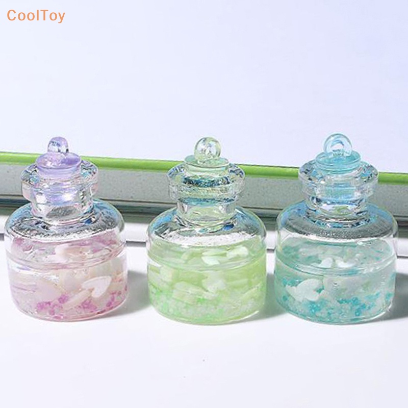 cooltoy-ขายดี-ขวดแดชบอร์ดเรซิ่นเรืองแสง-ขนาดเล็ก-สุ่มสี-สําหรับรถยนต์-2-ชิ้น