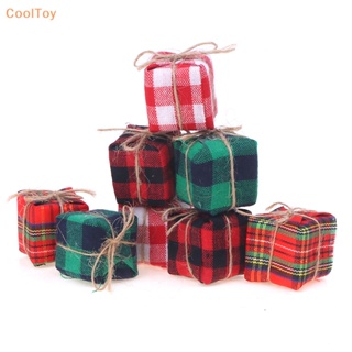 Cooltoy ใหม่ กล่องของขวัญ ผ้าฝ้าย และผ้าลินิน สเกล 1/12 สําหรับตกแต่งบ้านตุ๊กตา 2 4 ชิ้น