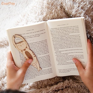 Cooltoy ที่คั่นหนังสือแกะสลัก รูปแมวน่ารัก สําหรับคนรักแมว อ่านหนังสือ