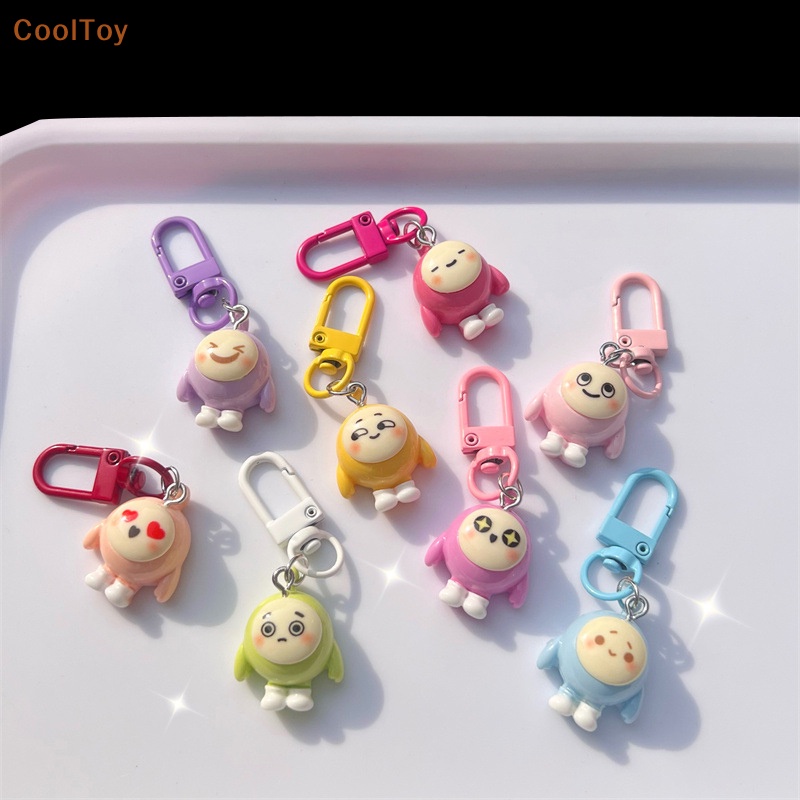 cooltoy-พวงกุญแจ-จี้การ์ตูนไข่-สําหรับแขวนตกแต่งรถยนต์-กระเป๋านักเรียน-ของขวัญ-ขายดี