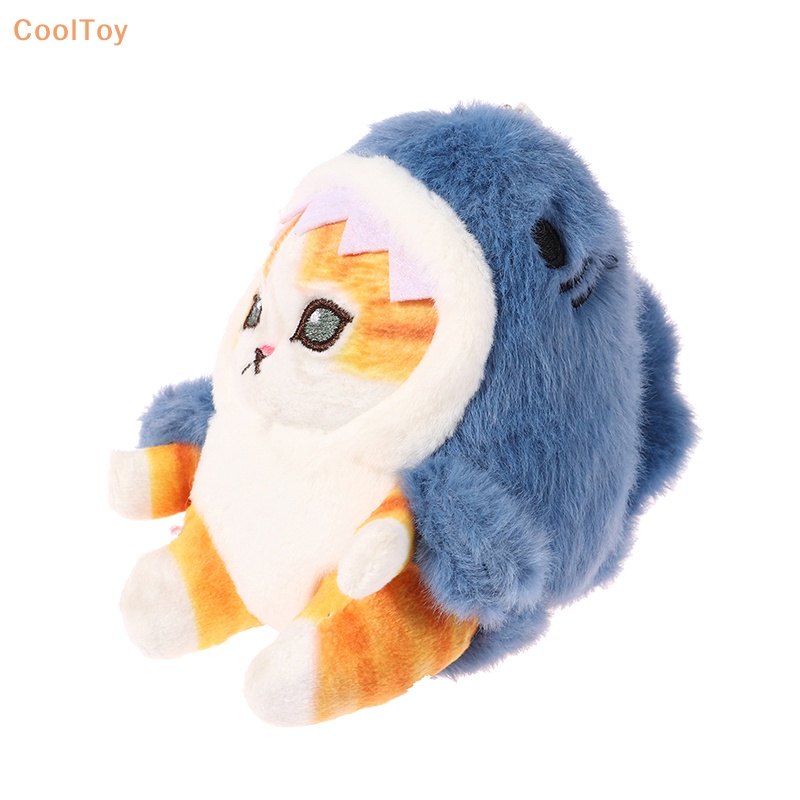 cooltoy-จี้ตุ๊กตาแมวทอด-ฉลามน่ารัก-ของขวัญวันหยุด-สําหรับตกแต่งกระเป๋า-รถยนต์