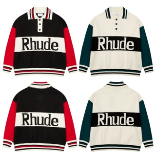 R.hud.e เสื้อกันหนาว ผ้าถัก ใส่สบาย อบอุ่น อินเทรนด์