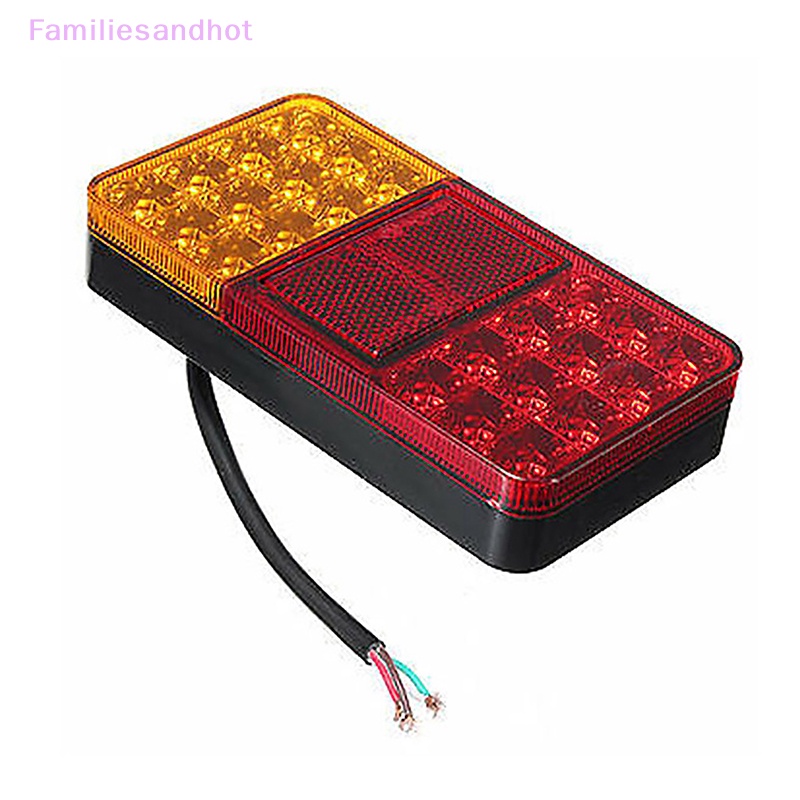 familiesandhot-gt-ไฟท้ายรถบรรทุก-ไฟเบรก-led-24-ดวง-12v-กันน้ํา-สําหรับรถยนต์-รถตู้-เรือ-รถพ่วง-รถตู้