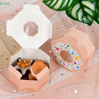 Eone กล่องขนม ช็อคโกแลต บิสกิต โดนัท หลายเหลี่ยม สําหรับงานแต่งงาน งานเลี้ยงวันเกิด 10 ชิ้น