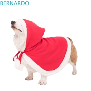 Bernardo เสื้อคลุมแมว น่ารัก ตลก สุนัข คอสเพลย์ เครื่องแต่งกายคริสต์มาส หมวกสีแดง เสื้อผ้าสัตว์เลี้ยง