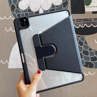 เคสหนัง PU อะคริลิคใส หมุนได้ 13 นิ้ว พร้อมช่องใส่ปากกา สําหรับ Honor Pad X9 11.5 X8 Pro X8 10.1 X8 Lite 9.7 V8 V7 Pro 11 Pad 8 12 V8 Pro 12.1 MagicPad