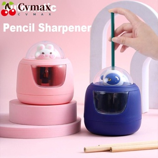 Cvmax เครื่องเหลาดินสอไฟฟ้าอัตโนมัติ อเนกประสงค์ ลายการ์ตูน สําหรับนักเรียน สํานักงาน