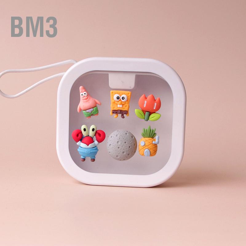 bm3-กล่องใส่รีเทนเนอร์พกพาน้ำหนักเบาการ์ตูนน่ารักมัลติฟังก์ชั่นเคสใส่ฟันปลอม