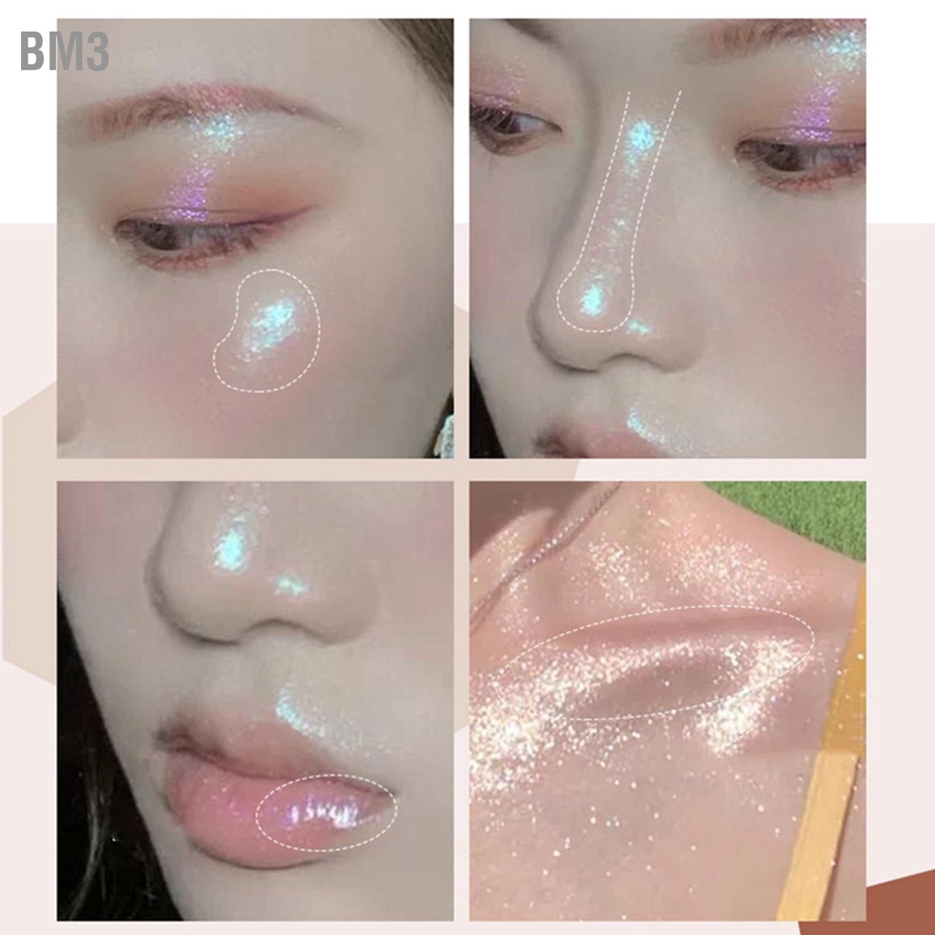 bm3-highlight-palettes-pearlescent-สามมิติ-glitter-portable-face-brightener-powder