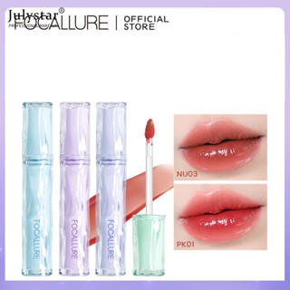 JULYSTAR Focallure Water Glass Lip Glaze Non-stick Cup Long-Lasting Moisturizing Jelly Water Light สีลิปสติก