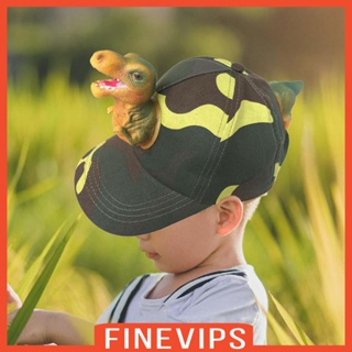 [Finevips] หมวกเบสบอล ลายไดโนเสาร์ ป้องกันแสงแดด สไตล์คลาสสิก สําหรับเด็ก พ่อแม่ เด็ก กิจกรรมกลางแจ้ง ฤดูใบไม้ผลิ กีฬา