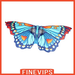 [Finevips] เสื้อคลุมคอสเพลย์ รูปปีกผีเสื้อ สําหรับการแสดงบนเวที ปาร์ตี้