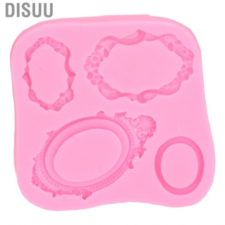 Disuu Frame Mold 4 Types Silicone Fondant Cake Chocolate Decorating Mould For Home