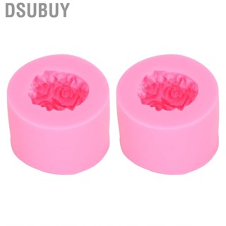 Dsubuy 2xCake Mold Reusable Baking Rose Shape Cake Chocolate Ice  Silicone WP