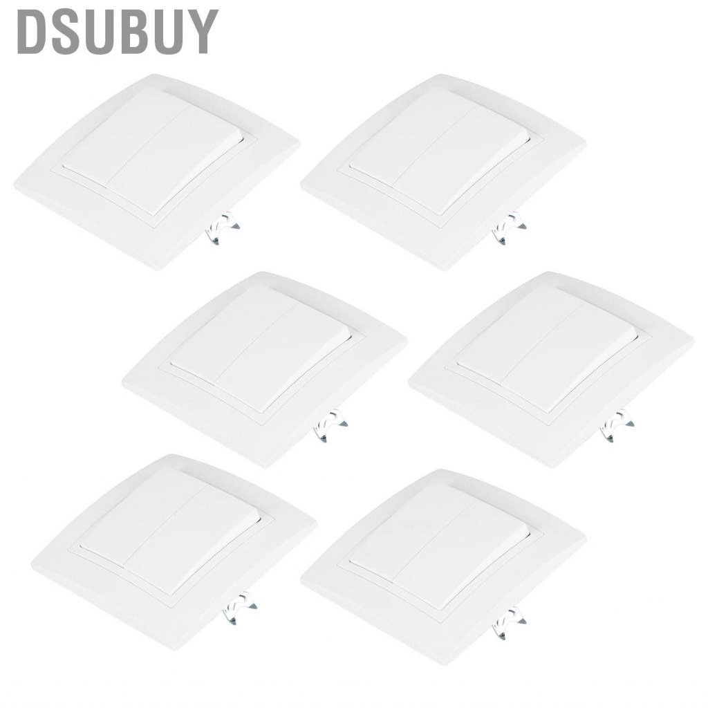 dsubuy-8pcs-european-style-wall-light-switch-panel-10a-250v-2-gang-1-way-accessories-for-home-office-hotel