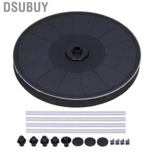 Dsubuy Solar Bird Bath Fountain Water Pump Decoration for Gardens Pools Aquariums 7V 2.2W Power