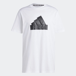adidas ไลฟ์สไตล์ เสื้อยืด Future Icons Badge of Sport ผู้ชาย สีขาว IC3710