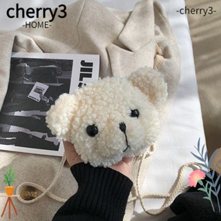 Cherry3 กระเป๋าสะพายไหล่ ตุ๊กตาการ์ตูน ขนาดเล็ก