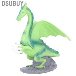 Dsubuy Gardening Dragon Sculpture Holding Ball Eye Catching  Resin Flying
