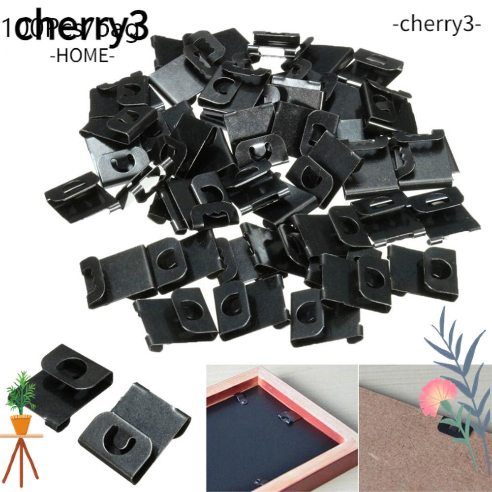 cherry3-คลิปหนีบกรอบรูป-โลหะ-หนา-2-4-มม-อุปกรณ์เสริม-สําหรับแขวนกรอบรูป-100-ชิ้น-ต่อถุง