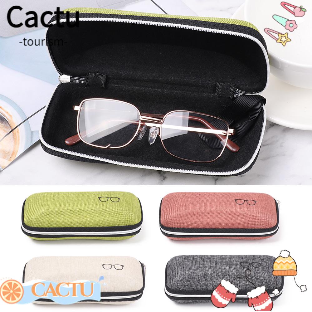 cactu-กล่องใส่แว่นตา-มีซิป-แบบพกพา-สไตล์วินเทจ-สําหรับเดินทาง-สํานักงาน