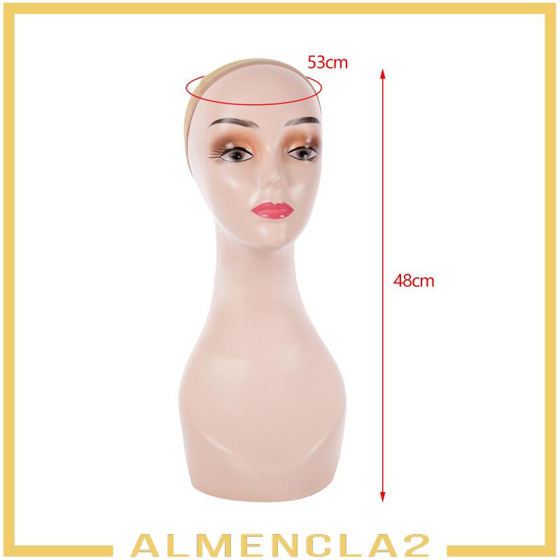 almencla2-หุ่นหัวล้าน-19-นิ้ว-สําหรับทําเครื่องประดับ-สร้อยคอ-หมวก