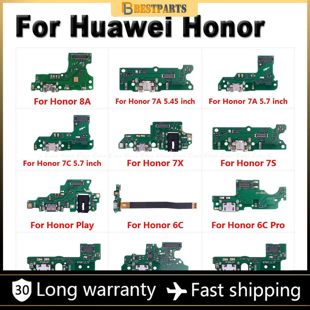 ตูดชาร์จ-สําหรับ-huawei-honor-8a-7a-7c-7x-7s-6a-6c-6x-5c-play-pro-พอร์ตไมโครโฟน-แบบเปลี่ยน